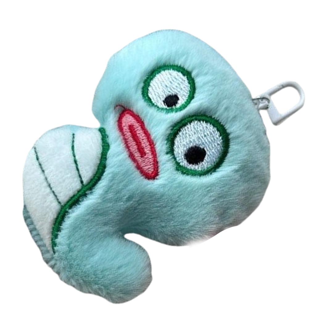 Large Eyed Snake Hanging Ornament Lightweight and Portable Plush Snake Keychain Charm with Big Eyes for Daily Wear