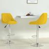 VidaXL Set of 2 Bar Stools, Pub Chair, Bistro Seat, Furniture for Dining Room Kitchen Living Room Home Interior, 335312
