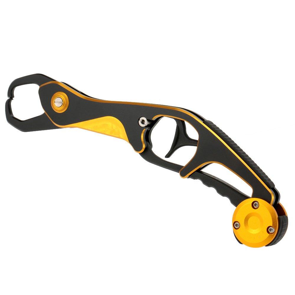 Aluminum Fish Grip Fish Catcher Ultra-Lightweight (Yellow)