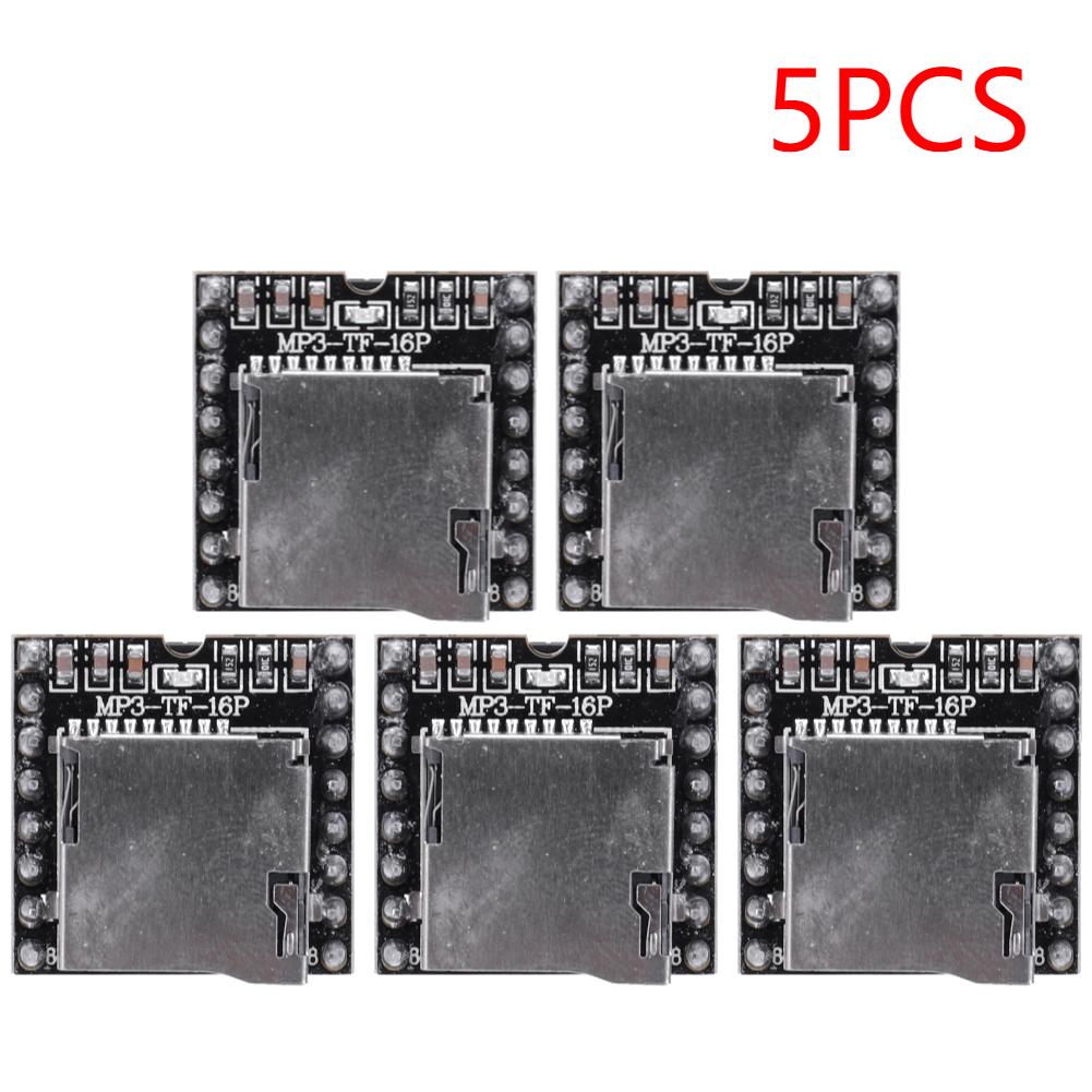 1-10PCS DFPlayer Mini MP3 Player Module V3.0 16P Support TF Card U-Disk Mini MP3 DF Player Audio Voice Module Board for Arduino