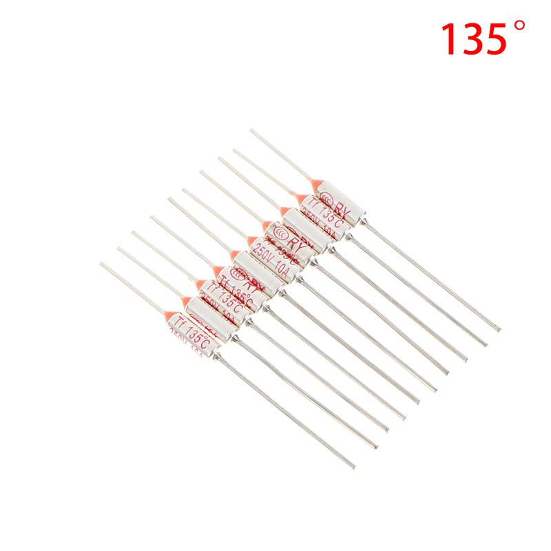 10 Stück Reiskocher Überhitzungssicherung Tf Thermosicherung Ry 10A 15A 250V Temperatur 72C 85C 95 110C 130C 135C 142C 145C 280C 285C 300C