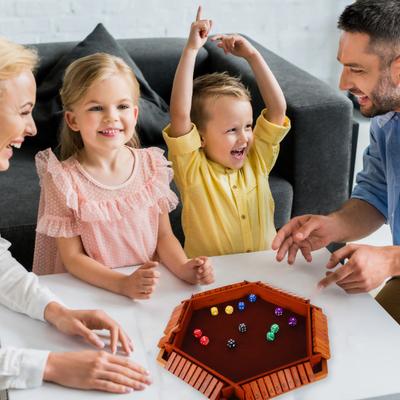 Shut The Box Brettspiel mit 12 Würfeln Pädagogisches Würfel-Strategiespiel