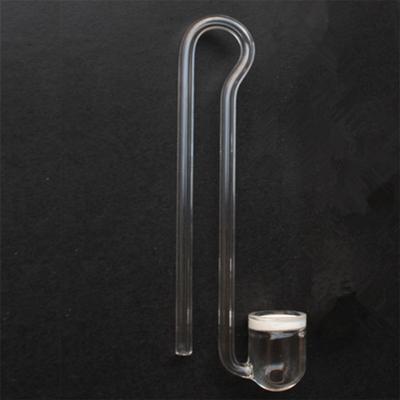 Glas CO2 Diffusor U-Form R-Form für Aquarium Bepflanzt für Becken Klarglas Aquariumzubehör Zubehör 7,9" Länge
