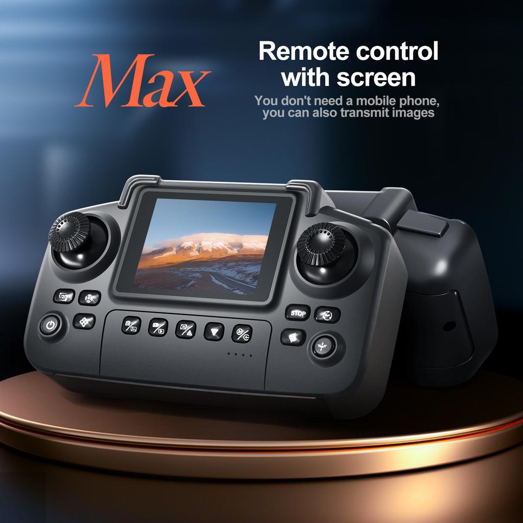 NUOVO Drone E88 Controllato da Schermo Telecomando con Display Quadricottero Flusso Ottico Doppia Fotocamera Aereo per Fotografia Aerea