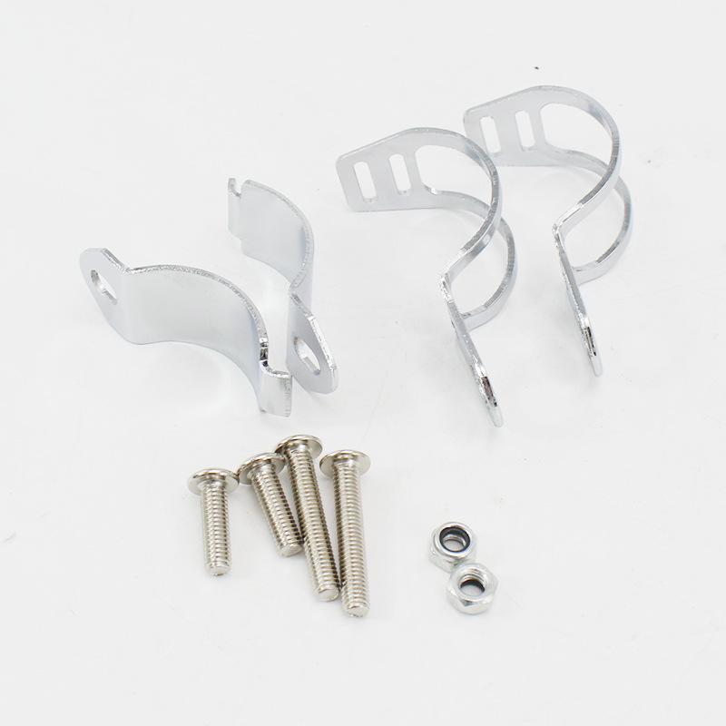 

Новый 2 шт. Мотоциклетное крепление Кронштейн указателя поворота Кронштейн поворотника Держатель индикаторов Поворотный хомут для вилки Для квадроцикла / Скутера Для Harley B