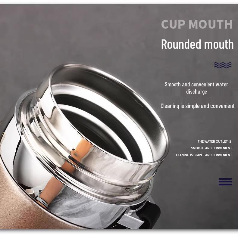 316 Stainless Steel Insulated Travel Cup - Large Capacity, Portable Tea & Water Bottle for Home and Car Use