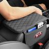 1Pcs Leather Car Armrest Mat Tissue Boxes Height Pad Armrest Box For KIA Sportage Ceed Rio 3 4 k2 k3 k4 k5 k6 K7 K8 Picanto Sorento Optima