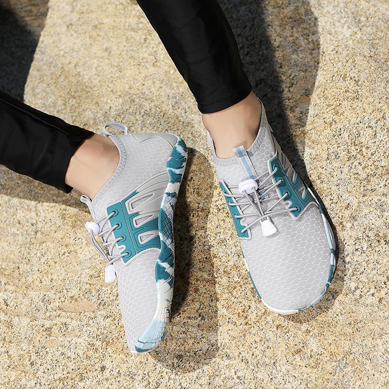 Lightweight Non-slip Wading Shoes Men Women Quick Dry Breathable Aqua Sneakers Elastic Soft Sole Beach Water Sports Shoes