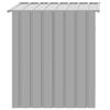 VidaXL Dog Niche with Roof, Dog Shelter, Pet Cage, Outdoor House Patio, Light Grey 172356