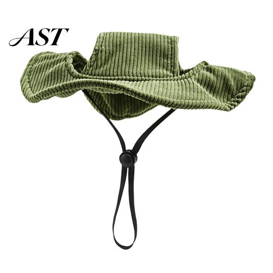 Festival Dressing for Pets Corduroy Dog Baseball Cap, Cat Summer Beach Visor Hat with Ear Easy to Wear Cap Holes, Adjustable Puppy Sunbonnet