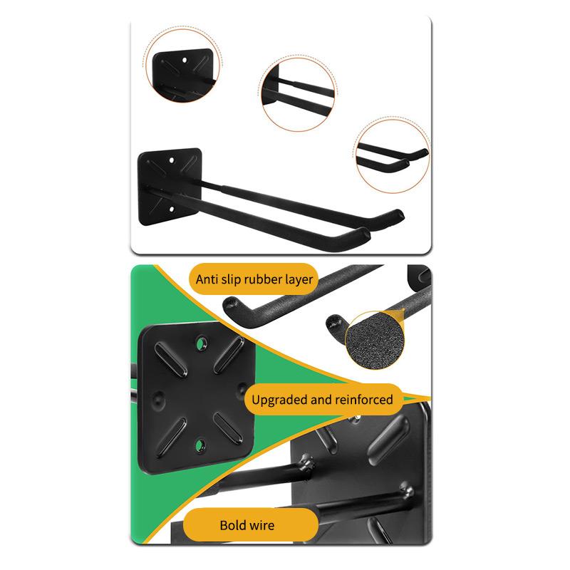 1PC Garage Storage Hook for Gardening Tools Wall-mounted Hook Organizer Shovel And Rake Holder for Home Garden Tool Organization