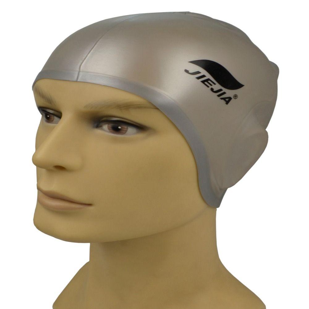 Swim Pool High Elastic Diving Hat Swim Pool Cap Silicone Swimming Caps Protect Ears Swim Hat