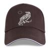 New Designing Vintage Gothic Crow Bird Baseball cap Natural Letters Novelty Adult Gents 2023