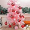 16pcs Christmas Sphere Ornament Collections Unique Christmas Tree Hanging Baubles Ornament For Seasonal