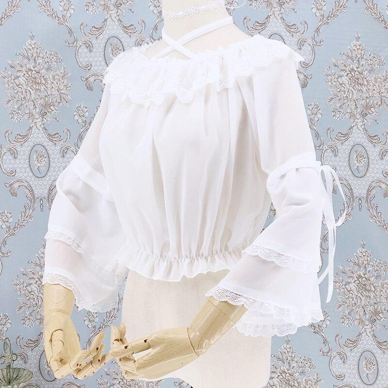 Buy Japanese Lolita Style Women Chiffon 