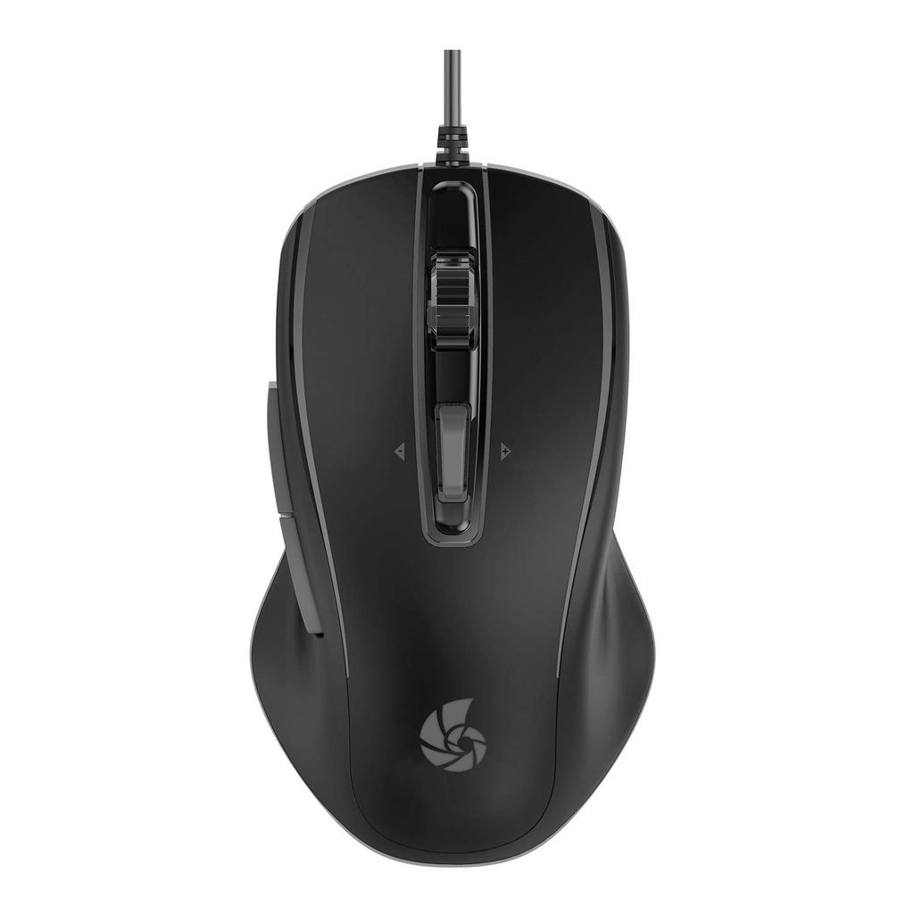 CENTURY RACEN Gaming 6 Mouse, Black, CRC-GMRGB01 [IR LED, Buttons, USB, Wired]