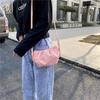 Trendy 2024 Korean Cloud Bag Soft Pu Material Mini Crossbody Bag For Girls Available In Colors