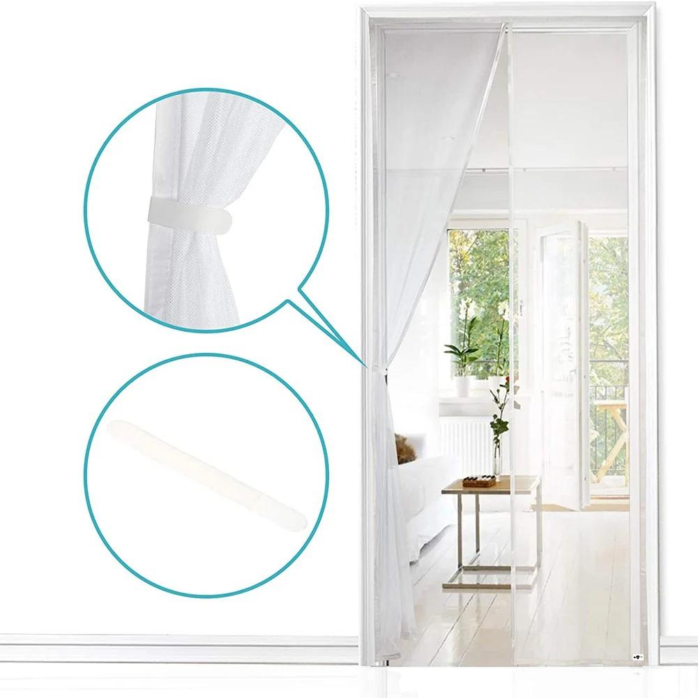 Magnetic Door Curtain Summer-Specific: Heavy-Duty Insect-Proof Mesh, Hands-Free Auto-Closing, No-Drill Install, Pet-Friendly