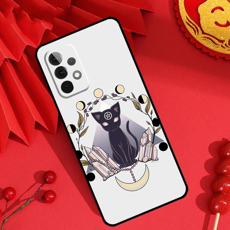 Magic Cat The Witches Case For Samsung Galaxy M15 M55 M31 M13 M11 M12 M14 M06 M16 M36 M56 M53 M32 M52 M35 M34 M54
