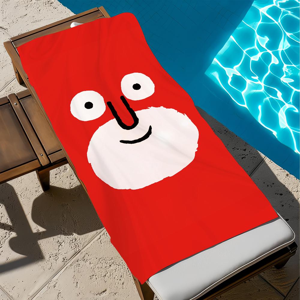 Aesthetic Art J-Jean J-Jullien Towel Beach Quick Dry Soft Pool Towels Gift for Travel Gym Shower Camping sports