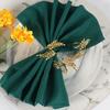 Gold Leaf Napkin Rings Fall Napkin Holder for Christmas Thanksgiving Wedding Dinnig Table Decoration napkin holder