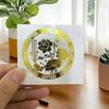 10-Piece Lucky Carp Lotus Metal Sticker Set for Home, Car & Phone Feng Shui Wealth Decor