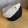 Vintage Cotton Linen Cap With Adjustable Fit For Summer Sun Protection