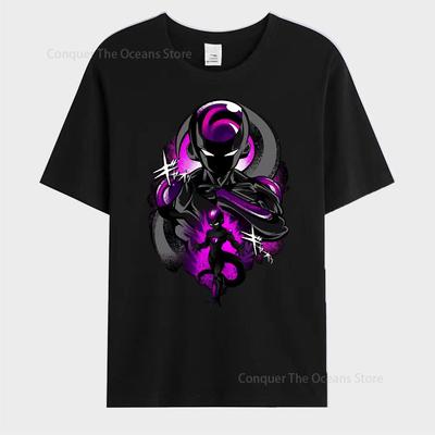 Pánské tričko s potiskem japonského anime Frieza Goku s krátkým rukávem Cosplay tričko Letní ležérní trička Streetwear O-výstřih Pánské topy