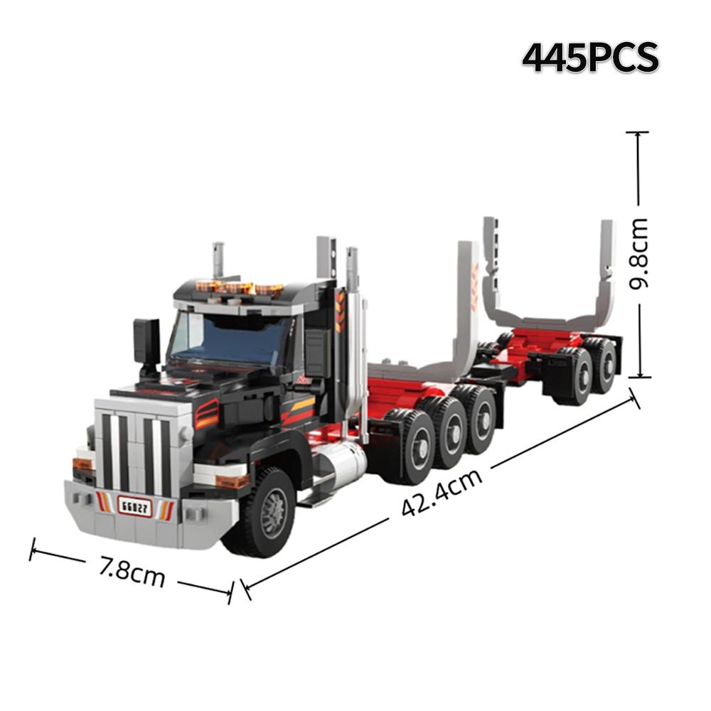 Set Blocuri SUV Vehicul Urban - Camion de Pompieri, Mașină de Poliție și Remorcă Container Set Model 3D, Scenă de Salvare Urbană DIY, Cadou pentru Învățare STEM