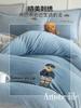 Thickened Milk Fleece Four-Piece Children'S Coral Flannel Quilt Cover, Bed Sheet Fleece Embroidery Bedding