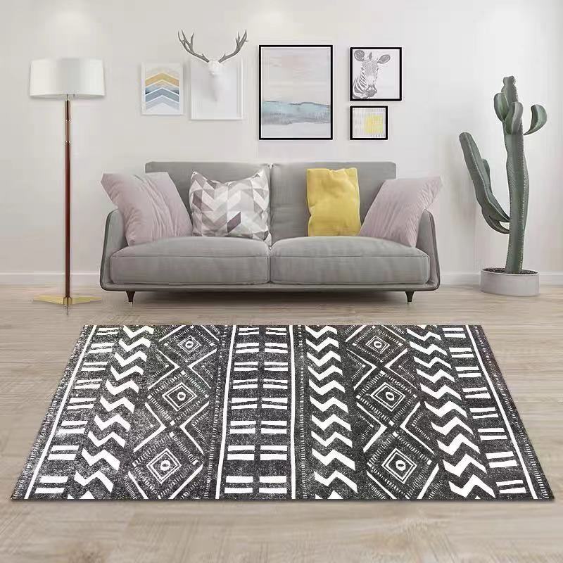 Living Room Carpet Coffee Table Carpet Bohemian Nordic Style Bedroom Bedside Mat Entrance Door Mat