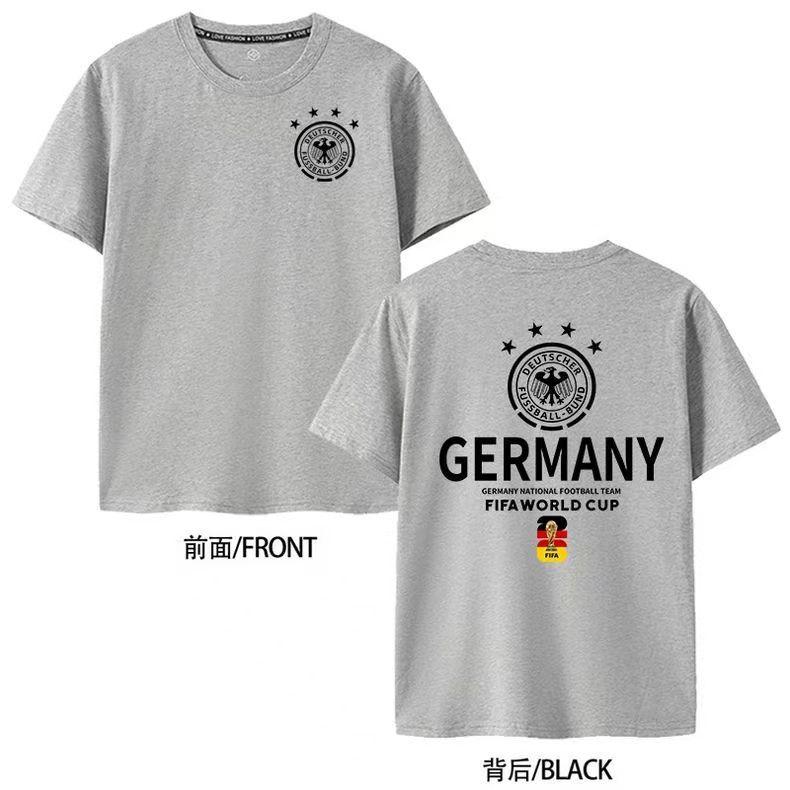 2026 World Cup Germany France Brazil Soccer Fan T Shirt Unisex Cotton Short Sleeve Supporter Tee