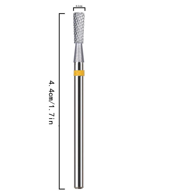 Inverted Ladder Crossing Teeth Nail Drill Bit Milling Cutters Manicure Pedicure Machine Accessories For Gel Polish Remover Tool
