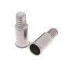 2Pcs Broom Extension Pole Adapter Tips Metal Threaded Handle Tips End Adapter Repair Kit Connector Handle Extension
