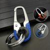 1/3pcs Keychain Men Stainless Steel Buckle Outdoor Carabiner Climbing Tool Double Ring Car Fishing Hook Key Ring Accessories