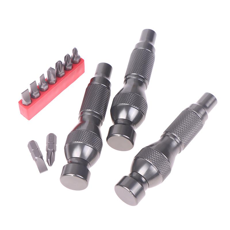 Metal Screwdriver Multi-Purpose Wrench 6.35 Batch Head Aluminum Alloy Household Cross Handle Precision Portable Wrench