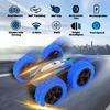 Remote Control Car, 4WD RC Cars with Double Sided 360 Degrees Tumbling and Rotating, 2.4GHZ RC Stunt Car with LED