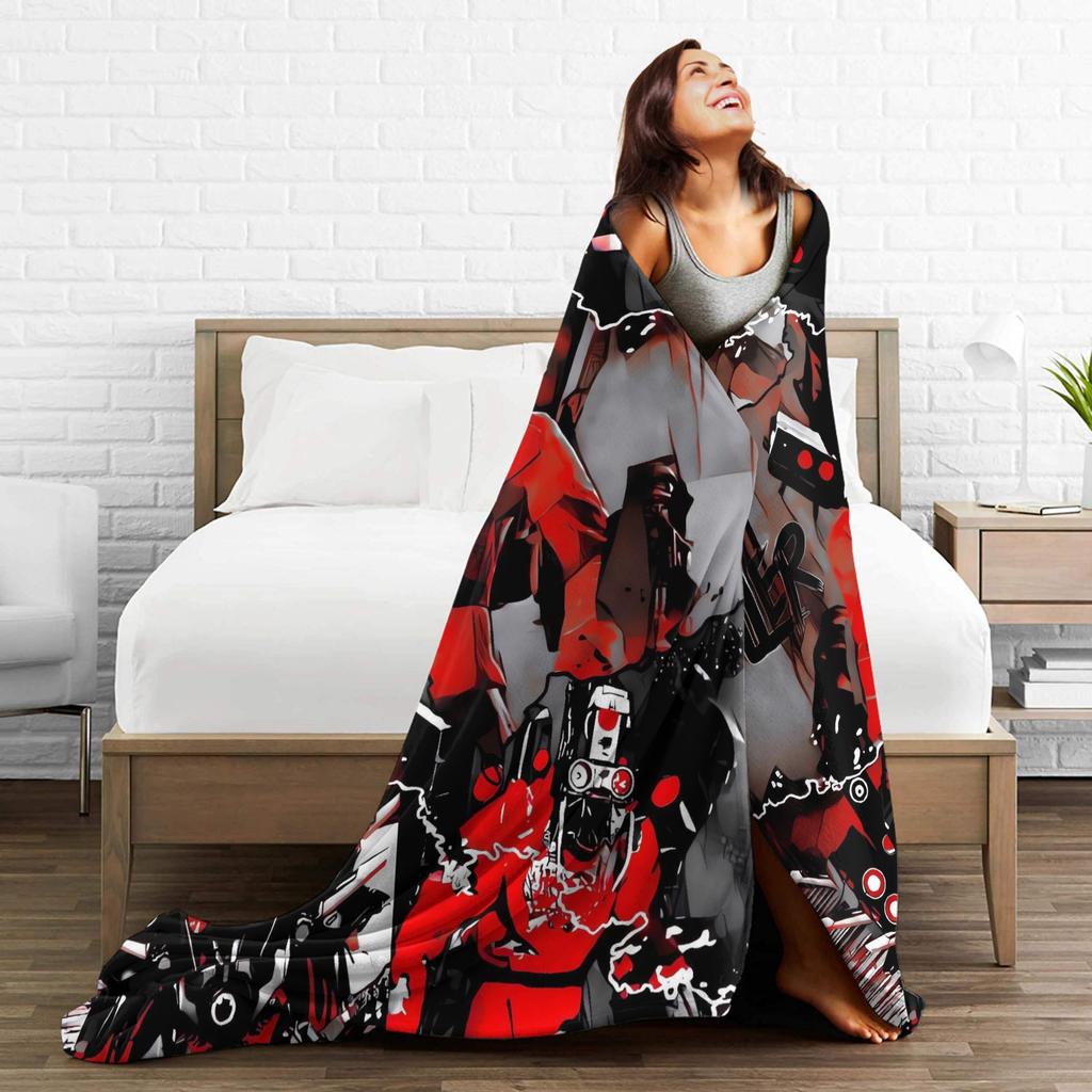speaker man or the multiverses Blanket Quality Soft Throw Blanket Autumn Decorative Home Decor Graphic Bedspread