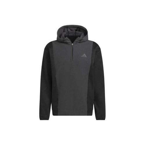 

adidas Colorblock Hooded Moisture-Wicking Long-Sleeve Jacket for Men, Black S чёрный