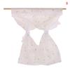 1Pc 1:12 Dollhouse Miniature Daisy Flower Curtain Lace Curtain House Furniture Model Decor Toy Doll House Accessories