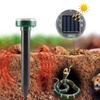 Noiseless Mouse Repeller Solar Powered Rodent Deterrent Solar Ultrasonic Mole Repeller  Yard