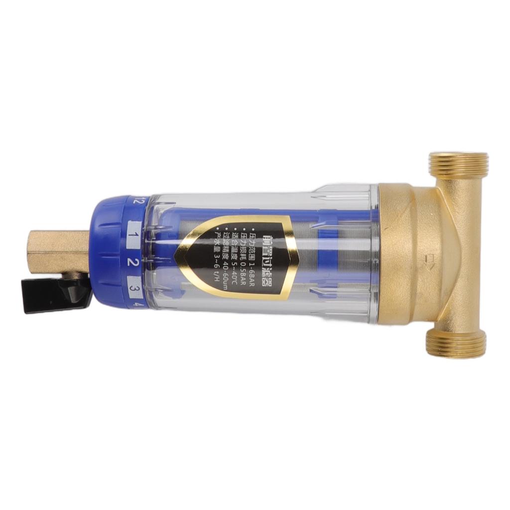 Whole House Spin Down Sediment Water Filter Refined Copper Head Spin Down Sediment Prefilter
