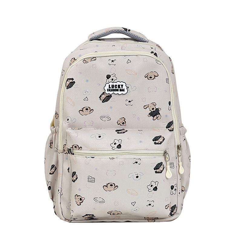 Schoolbag cute cartoon schoolbag junior high school girls high value ins large capacity simple lightweight backpack primary school backpack