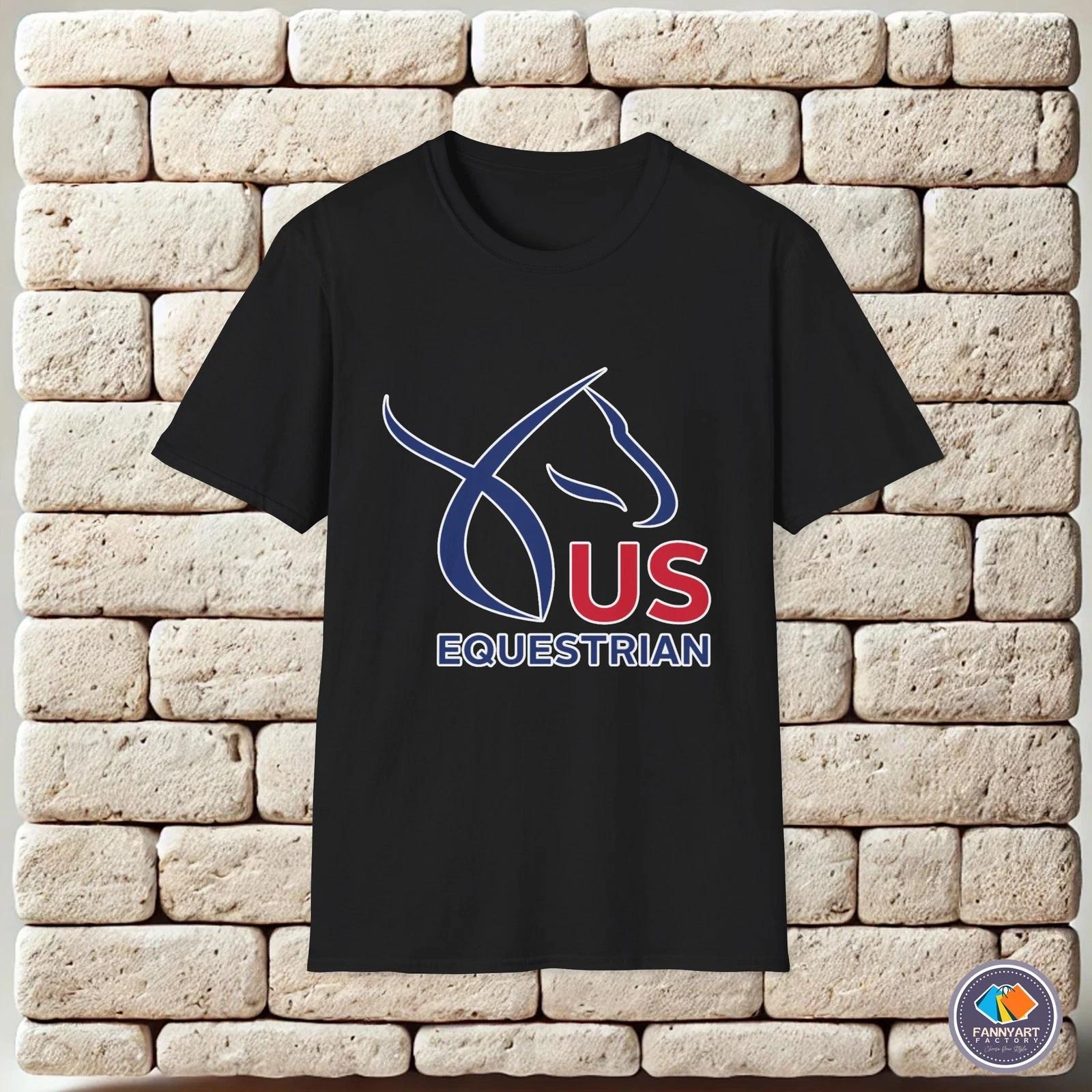 United States Equestrian Logo Unisex T-Shirt 2XL