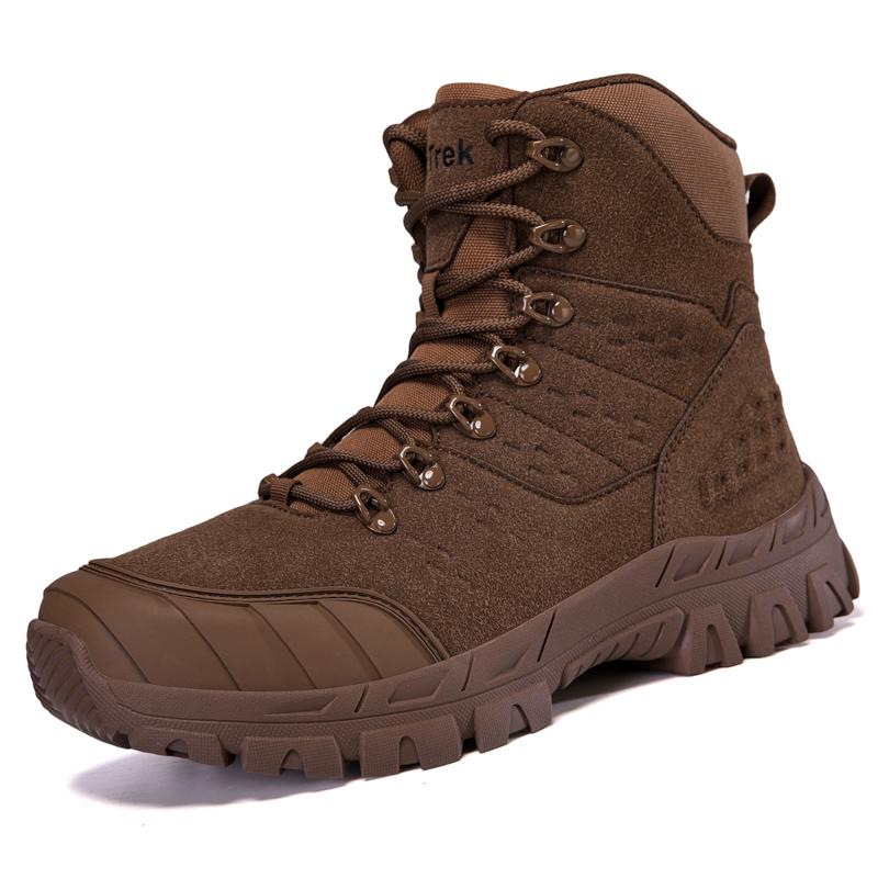 Men's field training boots four seasons breathable lightweight anti-slip outdoor jungle combat boots casual walking hiking boots