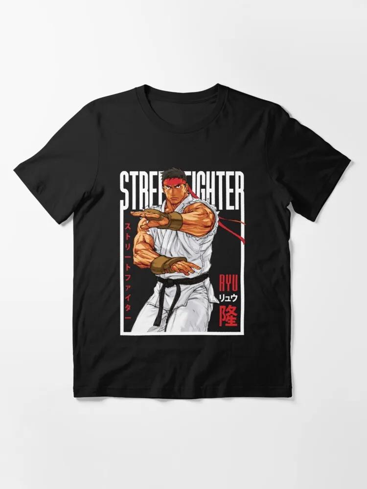 Street Fighhtter Sagat  Muay Thai Gaming Hadouken T Shirt for Men Casual Modal Tees Short Sleeve T Shirt Crewneck Tops