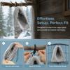 Hanging Design Snuggle Hut Corner Shape Cuddle Roost Cozy Bird Cage Blanket  For Eclectus