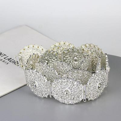 Ceinture en cristal de couleur or pour femmes, bijoux de mariage, ceinture pour Robe, strass complet