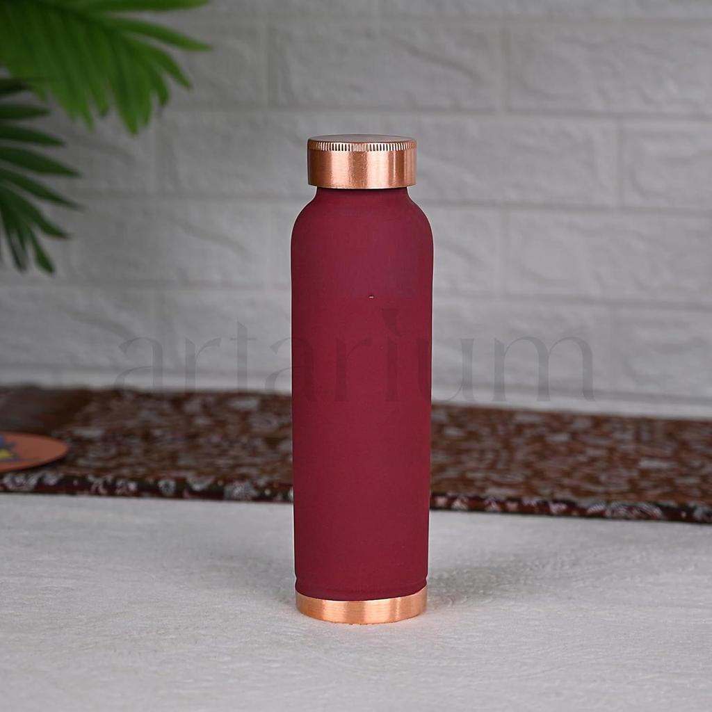 1 Litre Copper Water Bottle Leak Proof BPA Free Water Bottle Office Bottle Boosts Immunity