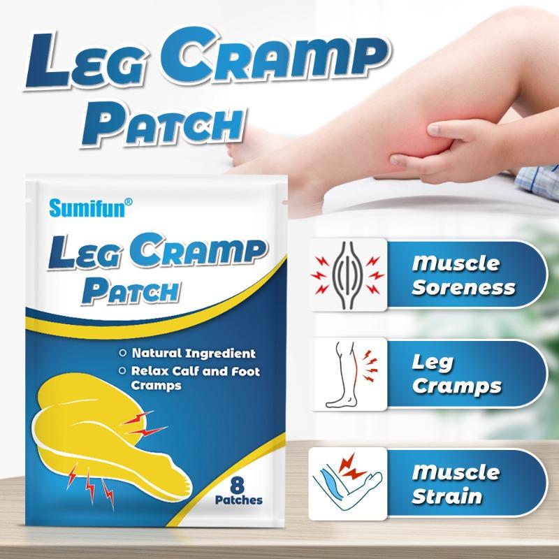 8/24/32Pcs Sumifun Leg Cramp Patch Natural Ingredients Relax Calf Foot Cramps Relief Discomfort Self‑Adhesive Body Care Plaster